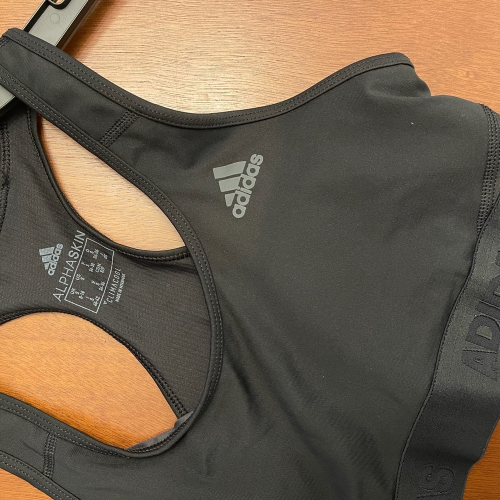 Adidas Alpha Skin Sports Bra Top